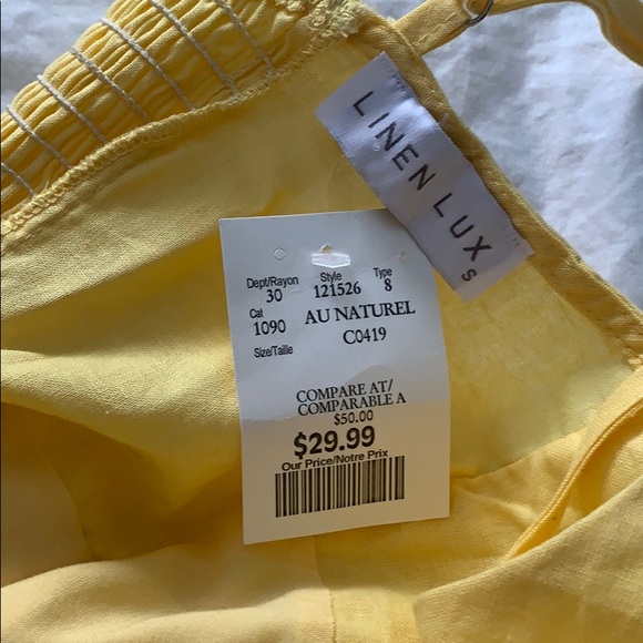 Yellow Bodycon Sundress - Picture 4 of 4